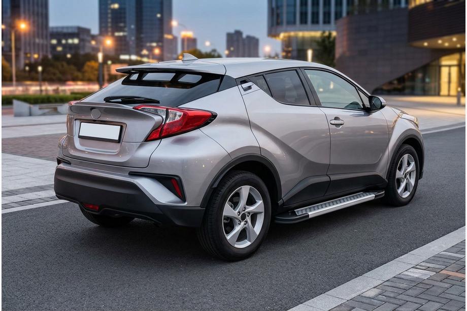 Toyota C-HR 2016-2023 Seitenschweller New Vision Grey (2 Stk., Aluminium) Image