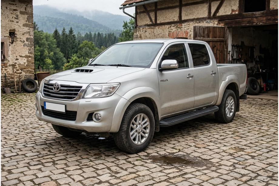 Toyota Hilux 2006-2015 Seitenschweller Tayga Black (2 Stk., Aluminium) Image