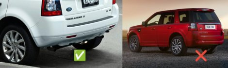 Land Rover Freelander II 2006–2014 Premium Schmutzfänger (4 Stk) Foto 3