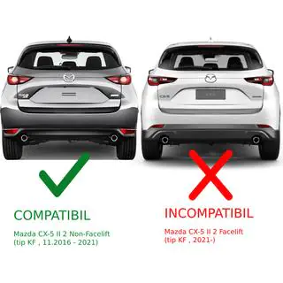 Original Schmutzfänger Premium 2017-2021 (4 Stk) Mazda CX-5 2017–2025 Foto 2