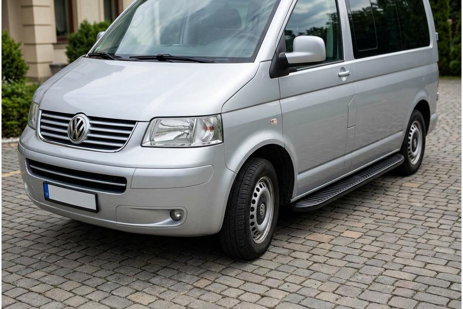 Volkswagen T5 Transporter 2003-2010 Seitenschweller Tayga Black (2 Stk., Aluminium) Foto 1