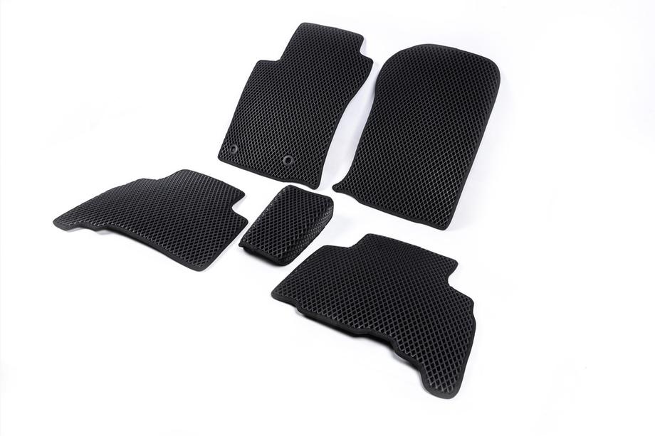 Toyota Land Cruiser Prado 150 2009-2023 EVA Fußmatten (schwarz) 7-Sitzer, 2009-2013 Foto 10