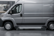 Citroen Jumper 2007-2025 Seitenschweller New Vision Grey (2 Stk., Aluminium) Langer Radstand Foto 1
