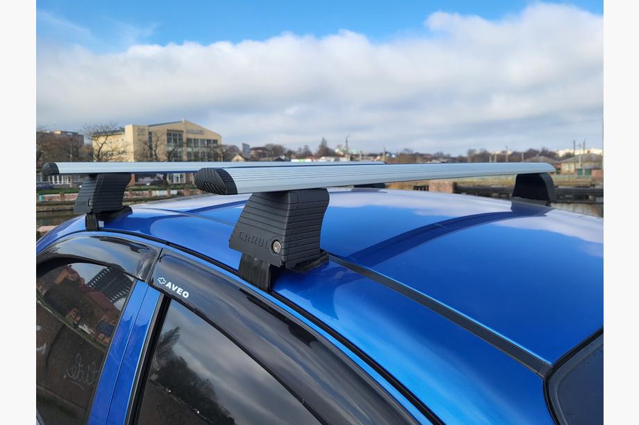 Chevrolet Aveo T250 2005-2011 Dachträger für glattes Dach (2 Stk, Asaf V4) Foto 2