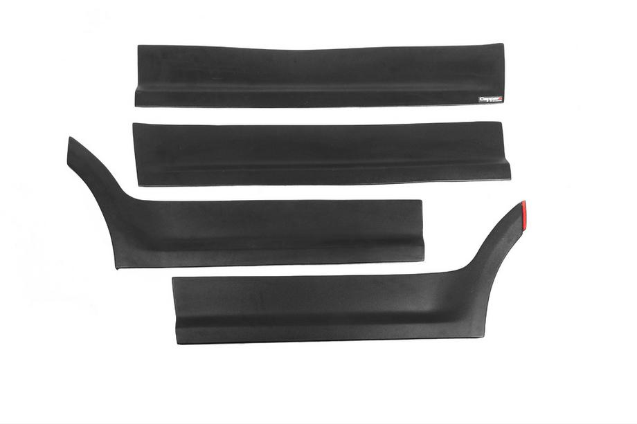 Volkswagen Caddy 2010-2015 Satz Zierleisten und Kotflügelverbreiterungen 1 Tür, kurzer Radstand Foto 6