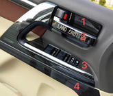 Toyota Land Cruiser 200 2007-2021 Set Zierleisten (gebürstetes dunkel Aluminium) Foto 2