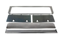 Toyota Land Cruiser 200 2007-2021 Set Zierleisten (gebürstetes dunkel Aluminium) Foto 7