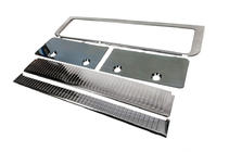 Toyota Land Cruiser 200 2007-2021 Set Zierleisten (gebürstetes dunkel Aluminium) Foto 6
