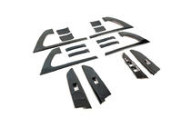 Toyota Land Cruiser 200 2007-2021 Set Zierleisten (gebürstetes dunkel Aluminium) Foto 11