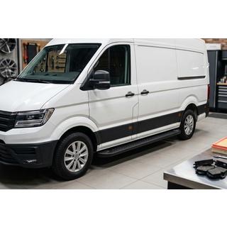 Trittbretter Allmond Black (2 Stk., Aluminium) Volkswagen Crafter 2016- Foto 1
