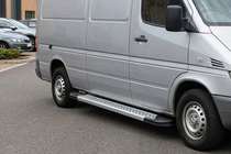 Volkswagen LT 1995-2006 Seitenschweller New Vision Grey (2 Stk., Aluminium) Langer Radstand Foto 1