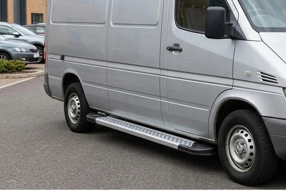 Volkswagen LT 1995-2006 Seitenschweller New Vision Grey (2 Stk., Aluminium) Langer Radstand Image