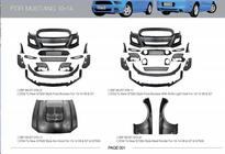 Ford Mustang 2015-2023 Bodykit Komplettset Foto 4