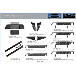 Bodykit Komplettset Ford Mustang 2015-2023 Foto 3