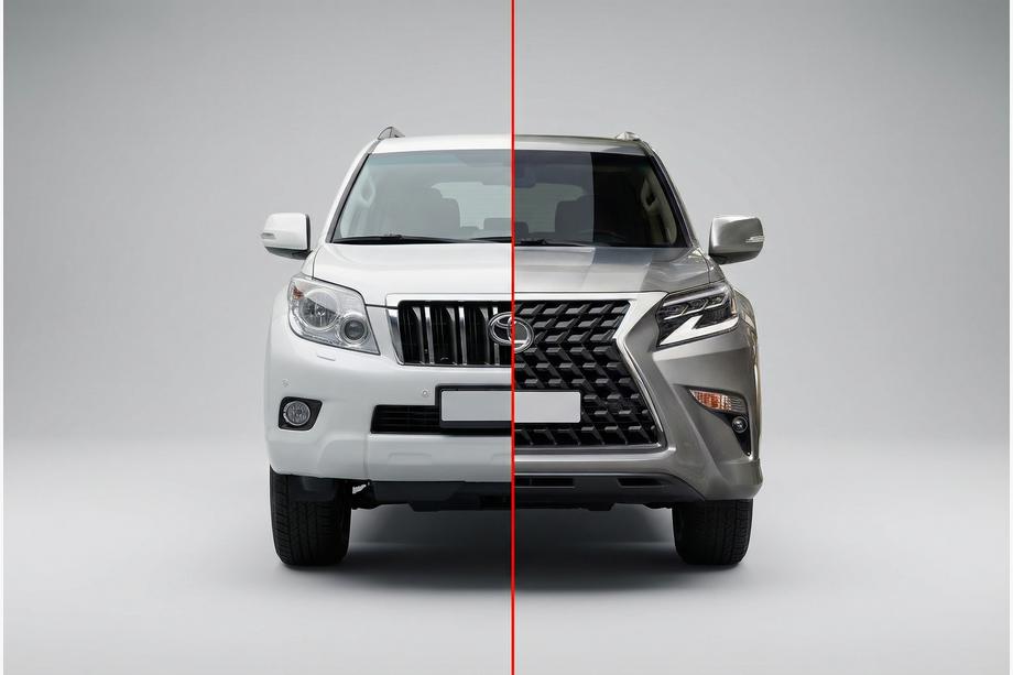 Toyota Land Cruiser Prado 150 2009-2023 Facelift Kit auf Lexus GX460 2020 Image