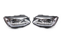 Volkswagen T6 2015-2024 Frontscheinwerfer mit LED-Tagfahrlicht 2015-2019 (Silber, 2 Stk) Foto 2