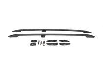 Toyota Land Cruiser 200 2007-2021 Dachreling türkisches Design (Schwarz, 2 Stk) Metallfüße Foto 2