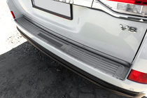 Toyota Land Cruiser 200 2007-2021 Heckstoßstangenabdeckung 2016-2021 Edelstahl Foto 1
