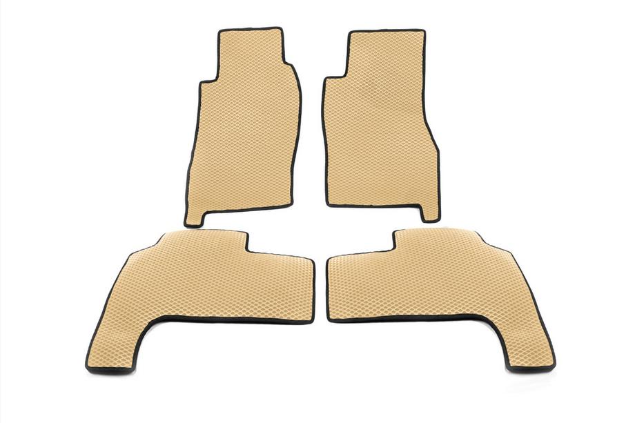 Nissan Patrol Y61 1997-2011 EVA Fußmatten (Beige) 2 Stück (Vorne) Image