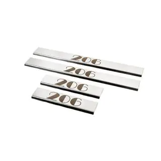Einstiegsleisten Carmos (4 Stk, Edelstahl) Peugeot 206 1998-2024 Foto 1