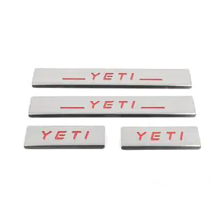 Einstiegsleisten Edelstahl Carmos V2-RED (4 Stk)