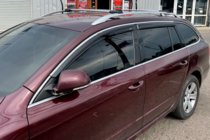 Skoda Superb 2009-2015 Windabweiser mit Chromleisten SW (4 Stk, HIC) Foto 2