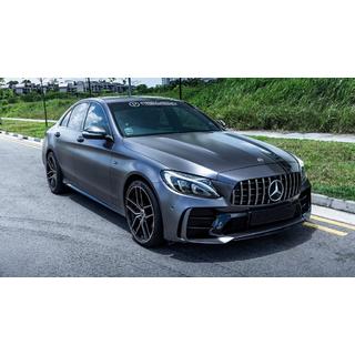 Bodykit mit kompletter Heckstossstange (Design Black Mamba C63GT) Mercedes C-сlass W205 2014-2021 Foto 3
