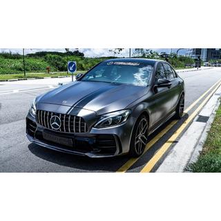 Bodykit mit kompletter Heckstossstange (Design Black Mamba C63GT) Mercedes C-сlass W205 2014-2021 Foto 1
