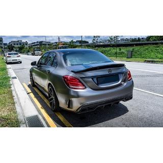 Bodykit mit kompletter Heckstossstange (Design Black Mamba C63GT) Mercedes C-сlass W205 2014-2021 Foto 4