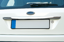 Ford Fiesta 2002-2008 Chromleiste über dem Kennzeichen (Edelstahl) Carmos - Türkischer Edelstahl Foto 4