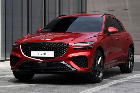 Fotos des neuen Crossover Genesis GV70 erschienen im Netzwerk