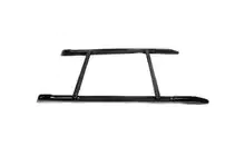 Toyota Land Cruiser 200 2007-2021 Dachreling mit Quertraeger Schwarz (Exclusive, 2 Stk) Foto 8