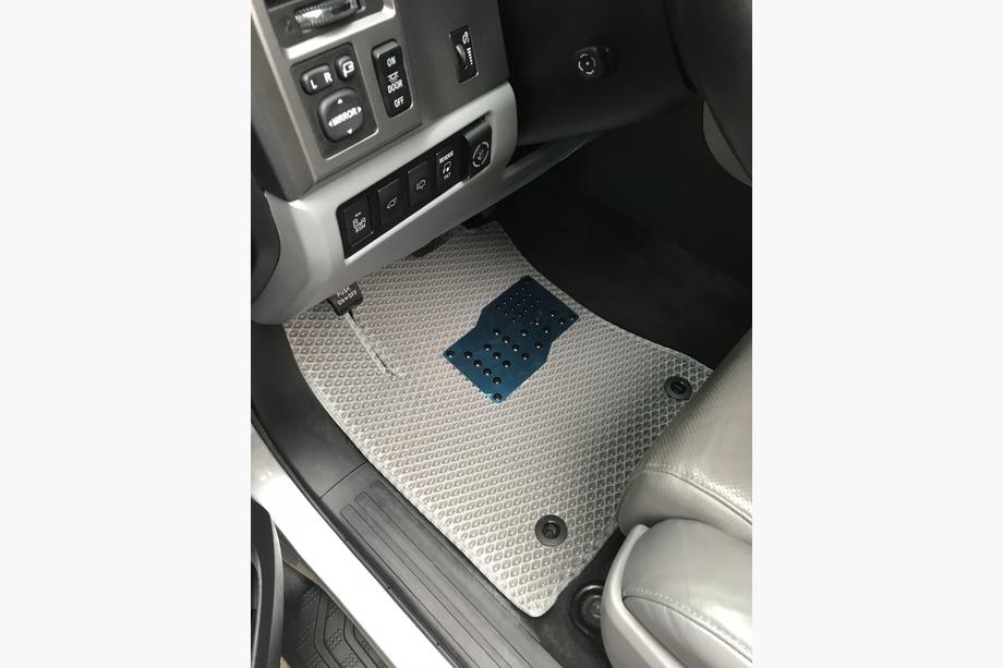 Toyota Sequoia 2007-2022 Polyurethan Fußmatten 3 Reihen (EVA, grau) Mittlere Reihe - 3 Sitze Foto 14