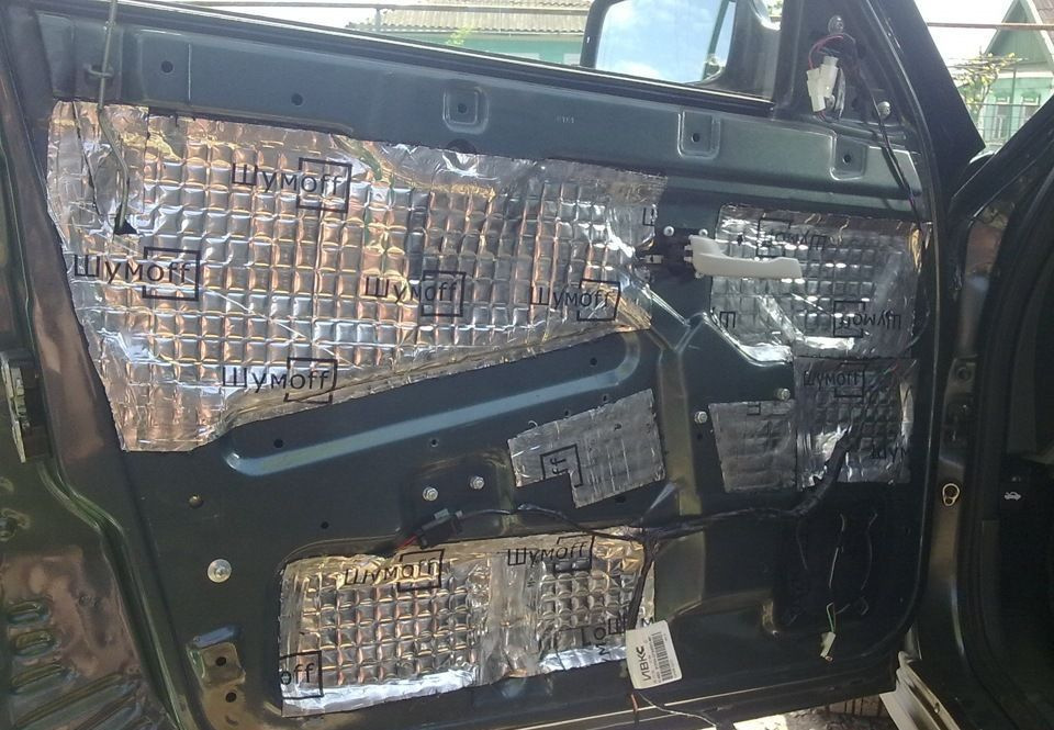 Do-it-yourself Lada Priora Tür Schallschutz