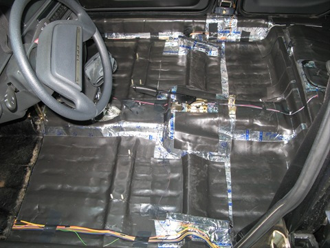 Do-it-yourself-Bodengeräuschdämmung VAZ 2115