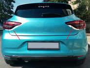 Renault Clio V 2019- Chrom Blenden für Rückleuchten (2 Stk, Edelstahl) Foto 1