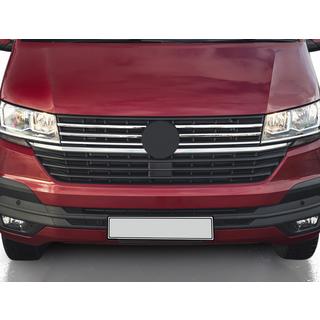 Chrom Kühlergrill Blenden 2019+ (4 Stk, Edelstahl) Volkswagen T6 2015-2024 Foto 1