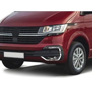 Scheinwerferblenden für Nebelscheinwerfer 2019+ (4 Stk, Edelstahl) Volkswagen T6 2015-2024 Foto 1
