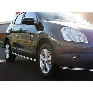 Seitliche Doppelrohre (2 Stk., Edelstahl) Nissan Qashqai 2010-2014 Foto 3