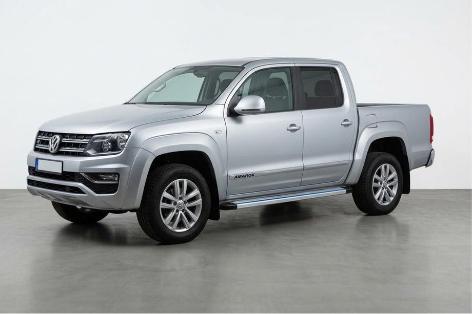 Volkswagen Amarok 2010-2022 Seitenschweller Maya Blue-Grey (2 Stk., Aluminium) Image