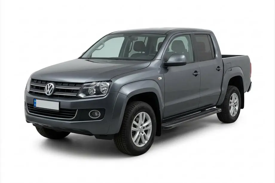 Volkswagen Amarok 2010-2022 Seitenschweller Maya V1 Schwarz (2 Stk., Alu) Image
