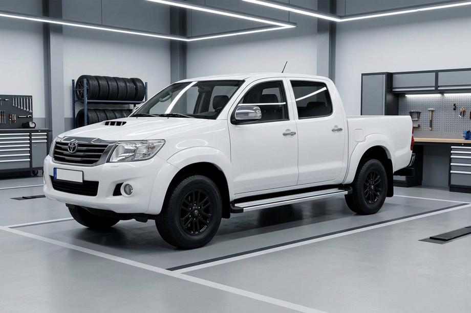 Toyota Hilux 2006-2015 Trittbretter Maya V4 (2 Stk., Aluminium) Foto 1