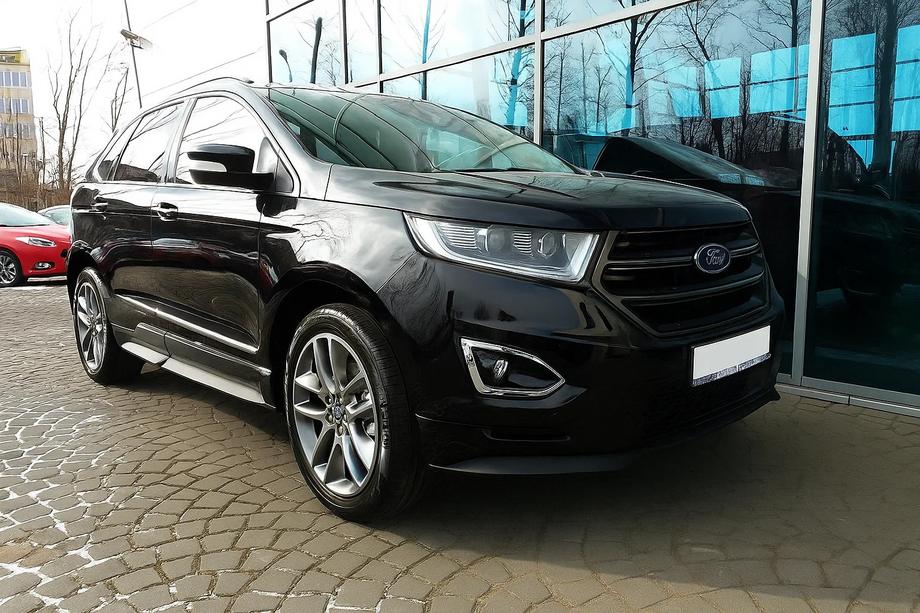 Ford Edge 2014-2024 Türleisten Chrom (4 Stk, Edelstahl) Foto 3