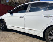 Hyundai Elantra (AD) 2015-2020 Türleisten Chrom (4 Stk, Edelstahl) Foto 3