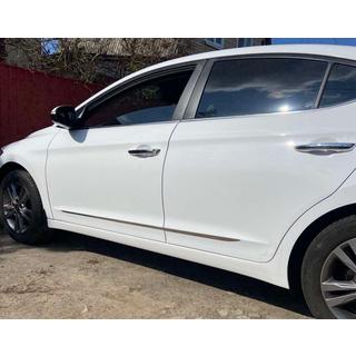 Türleisten Chrom (4 Stk, Edelstahl) Hyundai Elantra (AD) 2015-2020 Foto 3