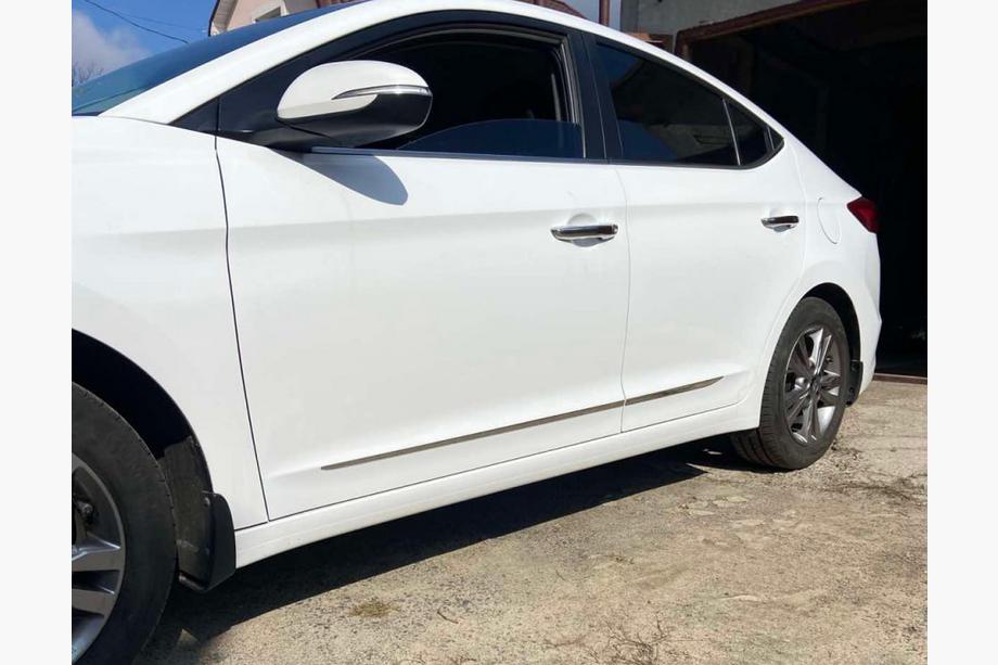 Hyundai Elantra (AD) 2015-2020 Türleisten Chrom (4 Stk, Edelstahl) Image