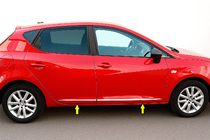 Seat Ibiza 2017- Türleisten Chrom (4 Stk, Edelstahl) Foto 1