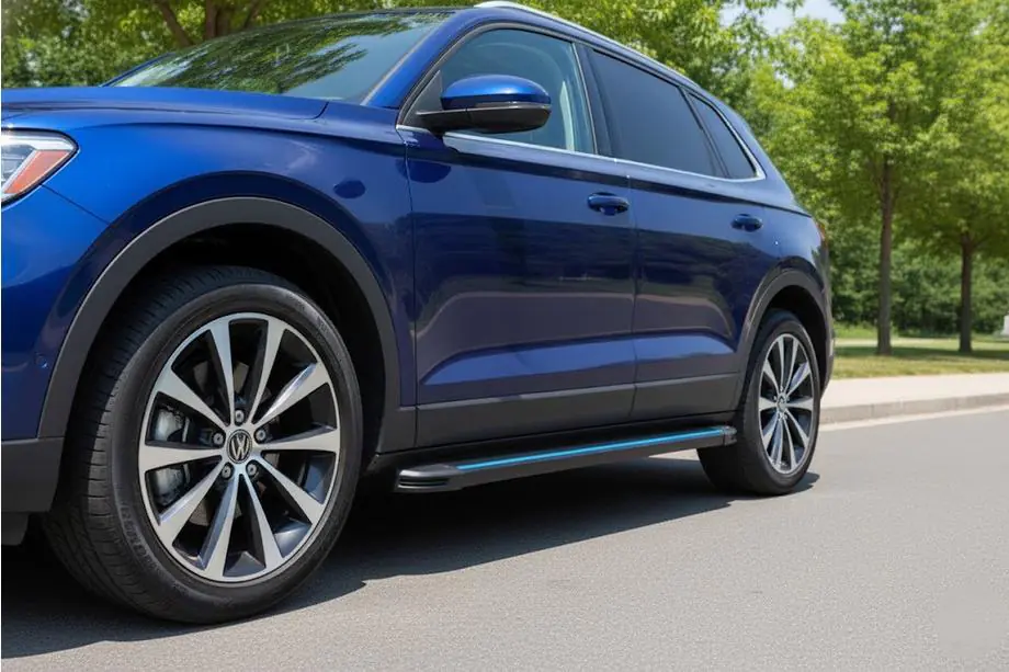 Acura MDX 2013-2020 Seitenschweller Maya Blue (2 Stk., Aluminium) Image
