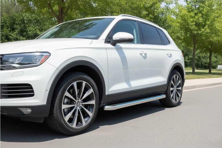 Acura MDX 2013-2020 Seitenschweller Maydos V2 (2 Stk., Aluminium & Edelstahl) Image