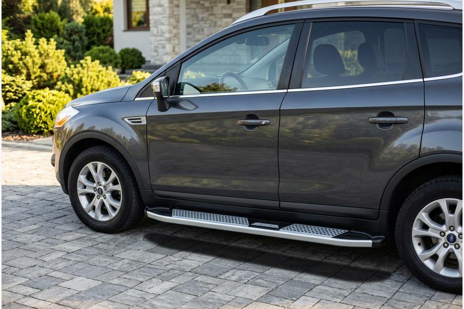 Ford Kuga 2008-2013 Seitenschweller Mevsim Grey (2 Stk., Aluminium) Foto 1